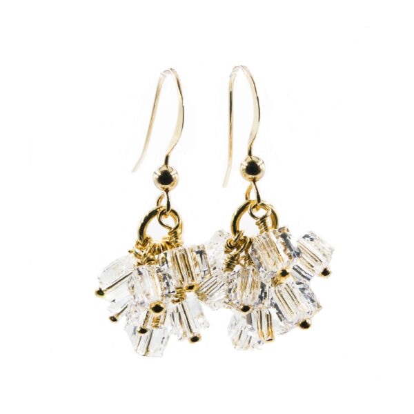 Des bijoux d'exception Les boucles d'oreilles OLIVIA, élégantes au design unique et raffiné forment une grappe délicate. Les perles de cristal apportent, tout en finesse, un délicieux éclat de lumière. Laissez-vous tenter par cette pièce qui ne passera pas inaperçue et s'adaptera à votre look en toutes circonstances Toutes les créations Oser Rêver sont réalisées en gold filled ou en argent 925. Je porte une grande attention aux matériaux utilisés. L'or utilisé dans la fabrication de ce produit est de l'or recyclé Chaque bijou est fabriqué à Lyon dans l'atelier Oser Rêver