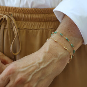 Bracelet FEEL GOOD STONES Émeraudes