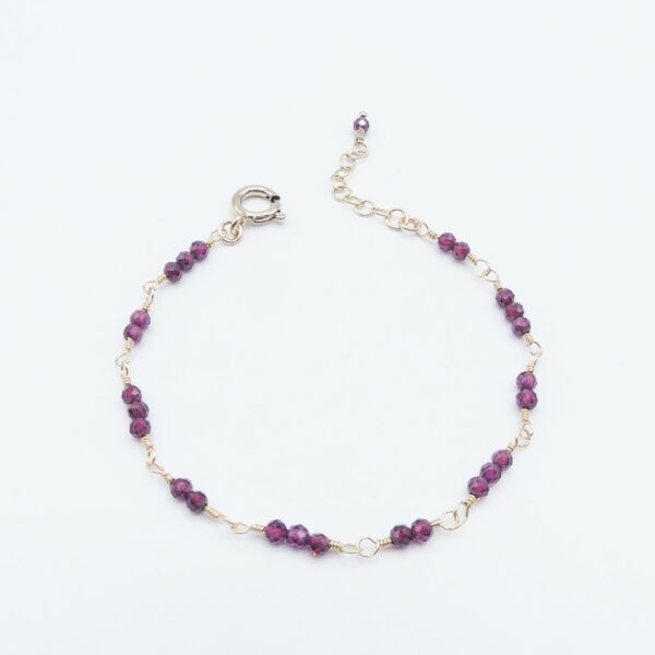 Bracelet FEEL GOOD STONES Grenat – Image 3
