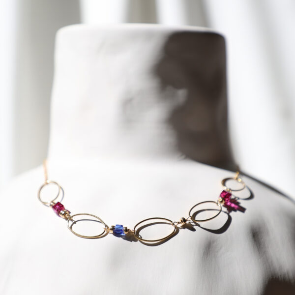 Collier AUBE Fuchsia – Image 3