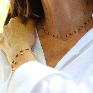 Collier ESTRELA Grenats