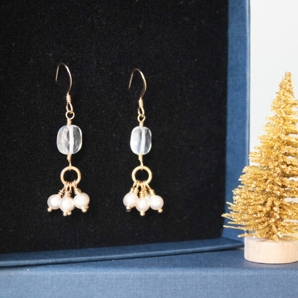 Boucles d'oreilles LIGHT PEARLS – Image 4