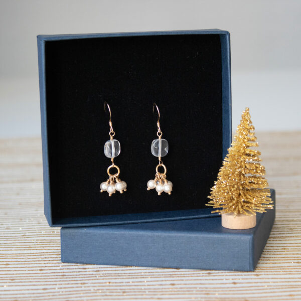 Boucles d'oreilles LIGHT PEARLS – Image 2