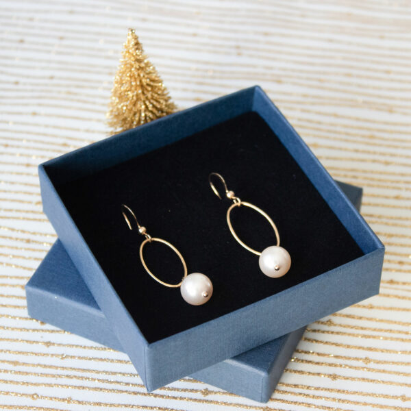 Boucles d'oreilles nacrées – Image 3