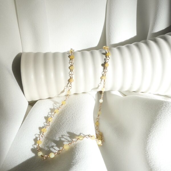 Collier ESTRELA Opales jaunes – Image 3