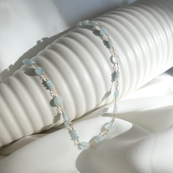 Collier FEEL GOOD STONES Aigues-marines – Image 3
