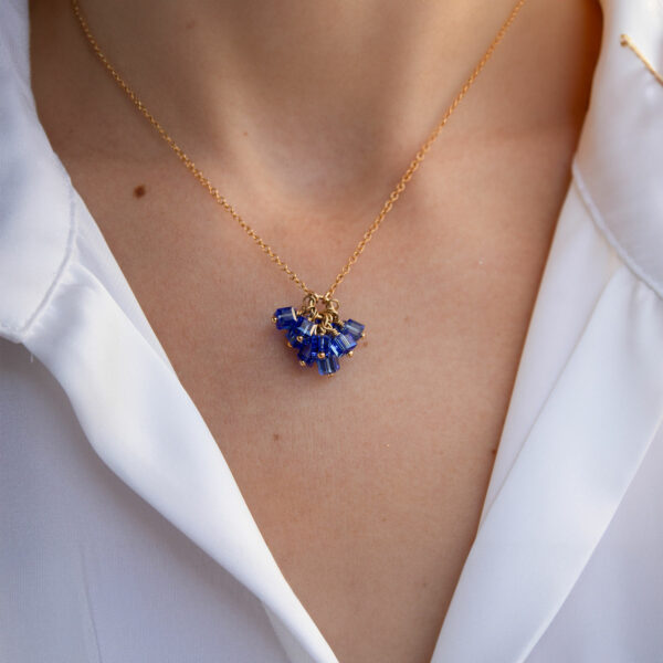 Collier OLIVIA Saphir – Image 4